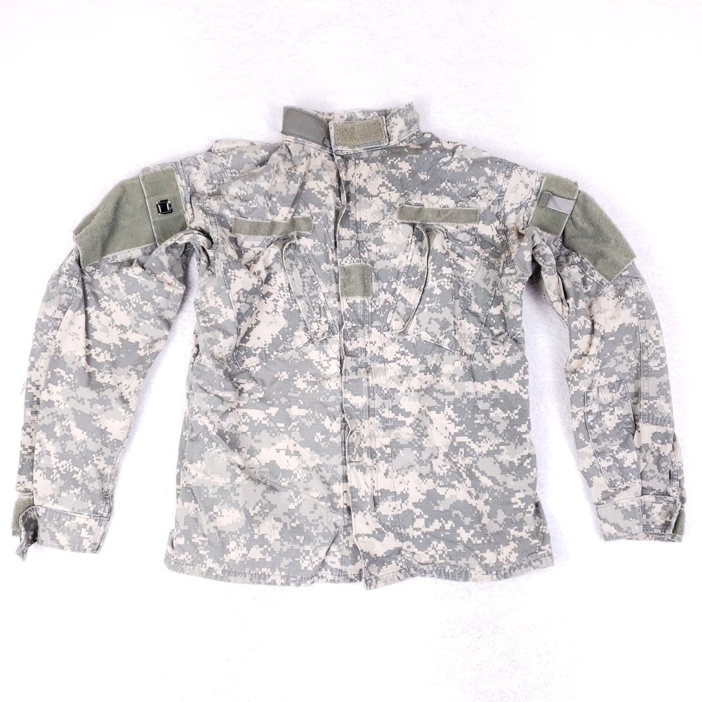 US Army ACU Digital Camo Jacket Medium‎ Regular Military Tactical Ripstop Coat
